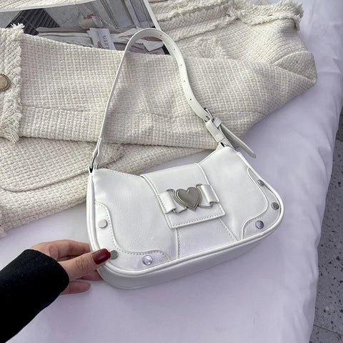 Trendy Schoudertas met Strik – Casual Dames Handtas